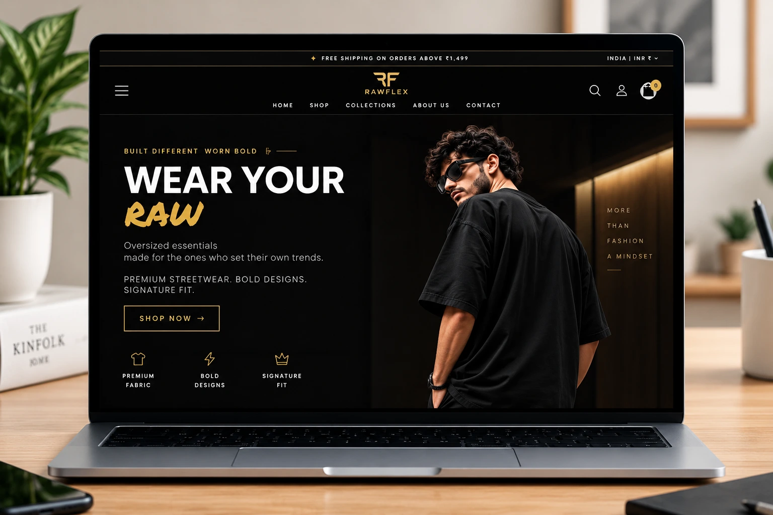 Rawflex website preview