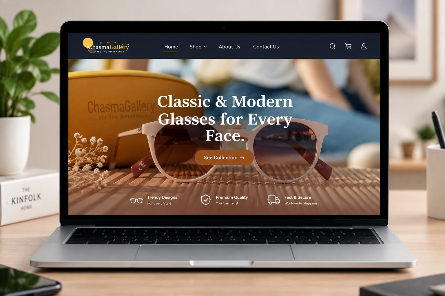 Chasma Gallery website preview