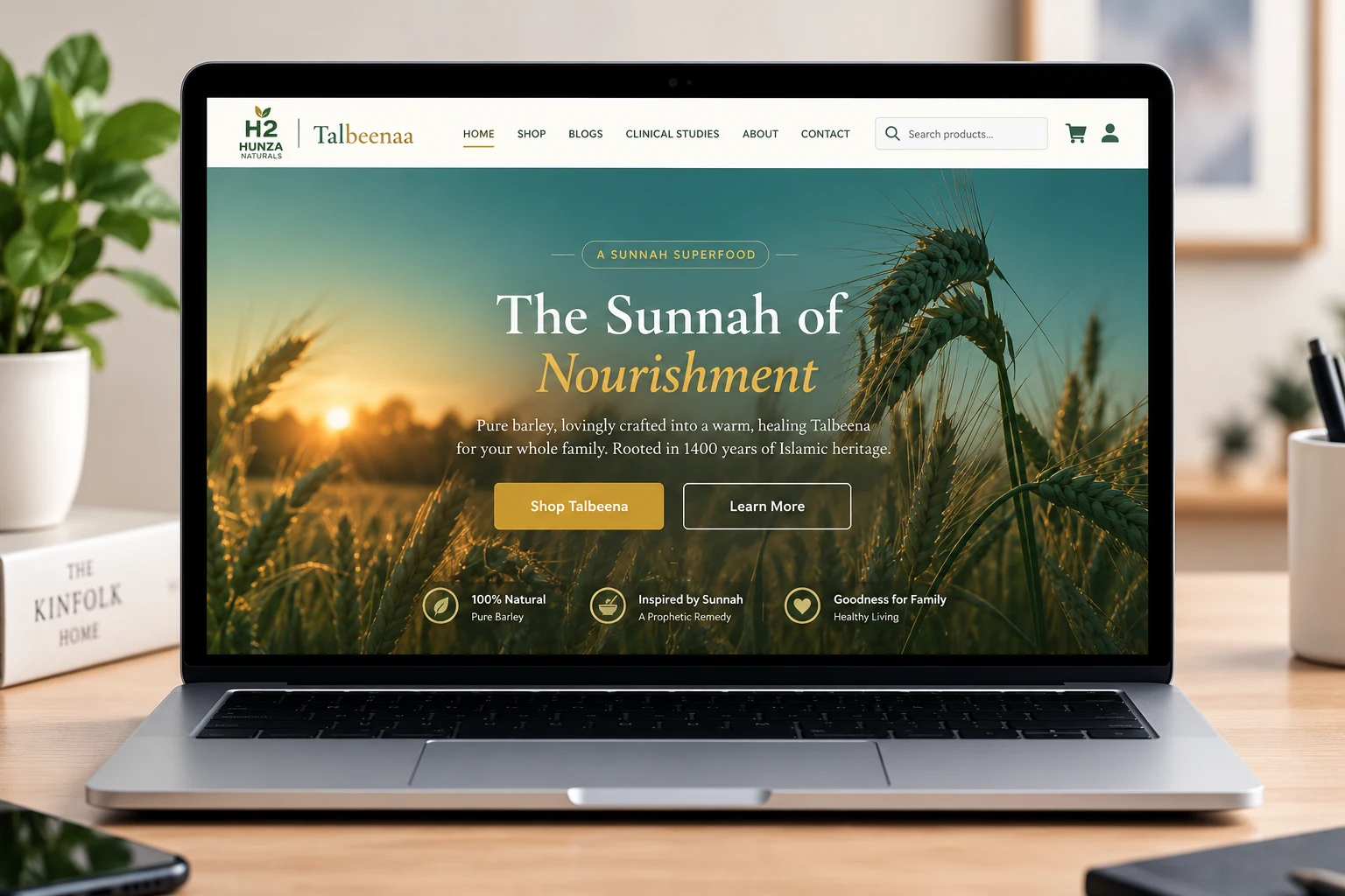 Talbeenaa website preview