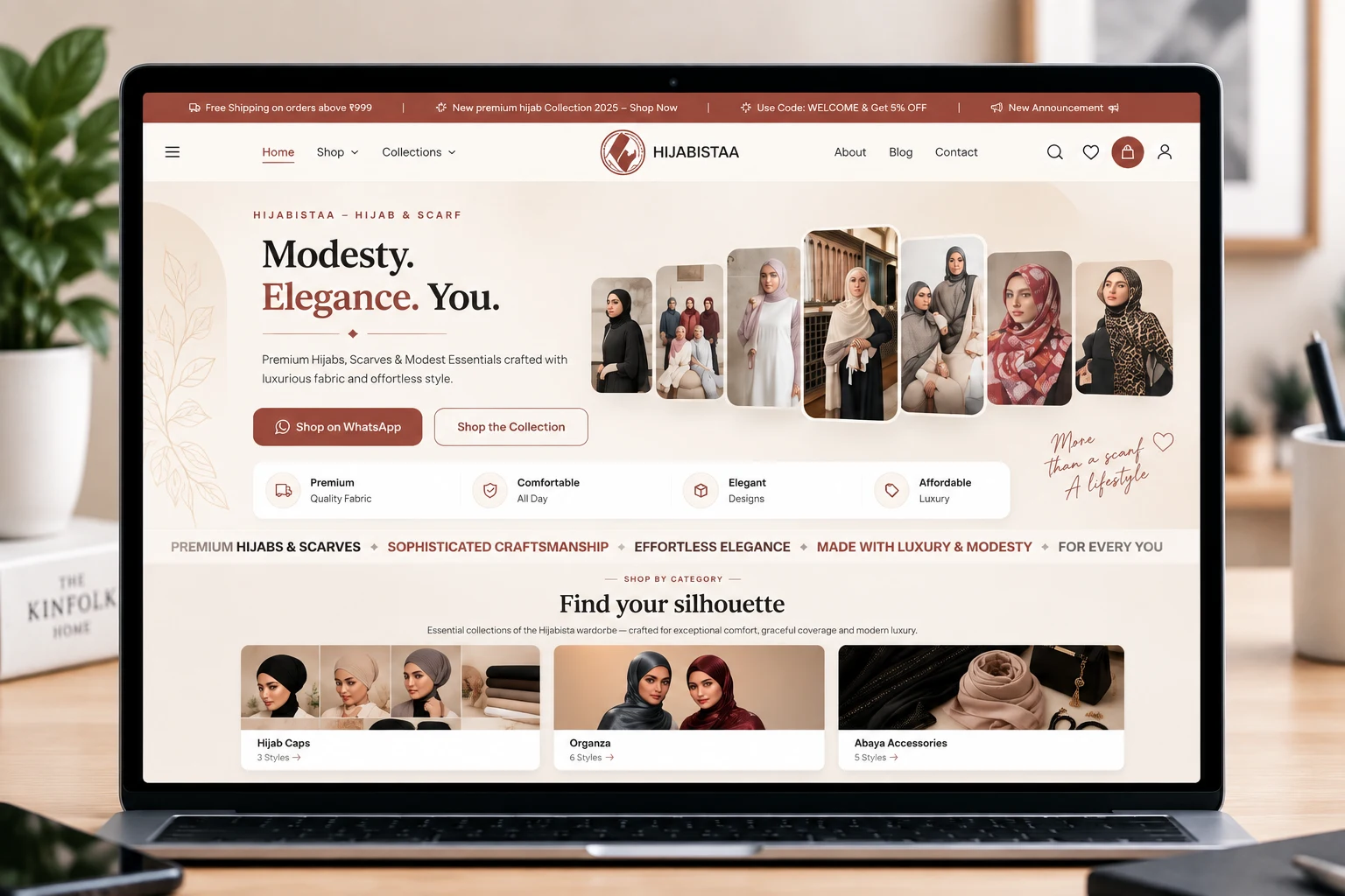 Hijabistaa website preview