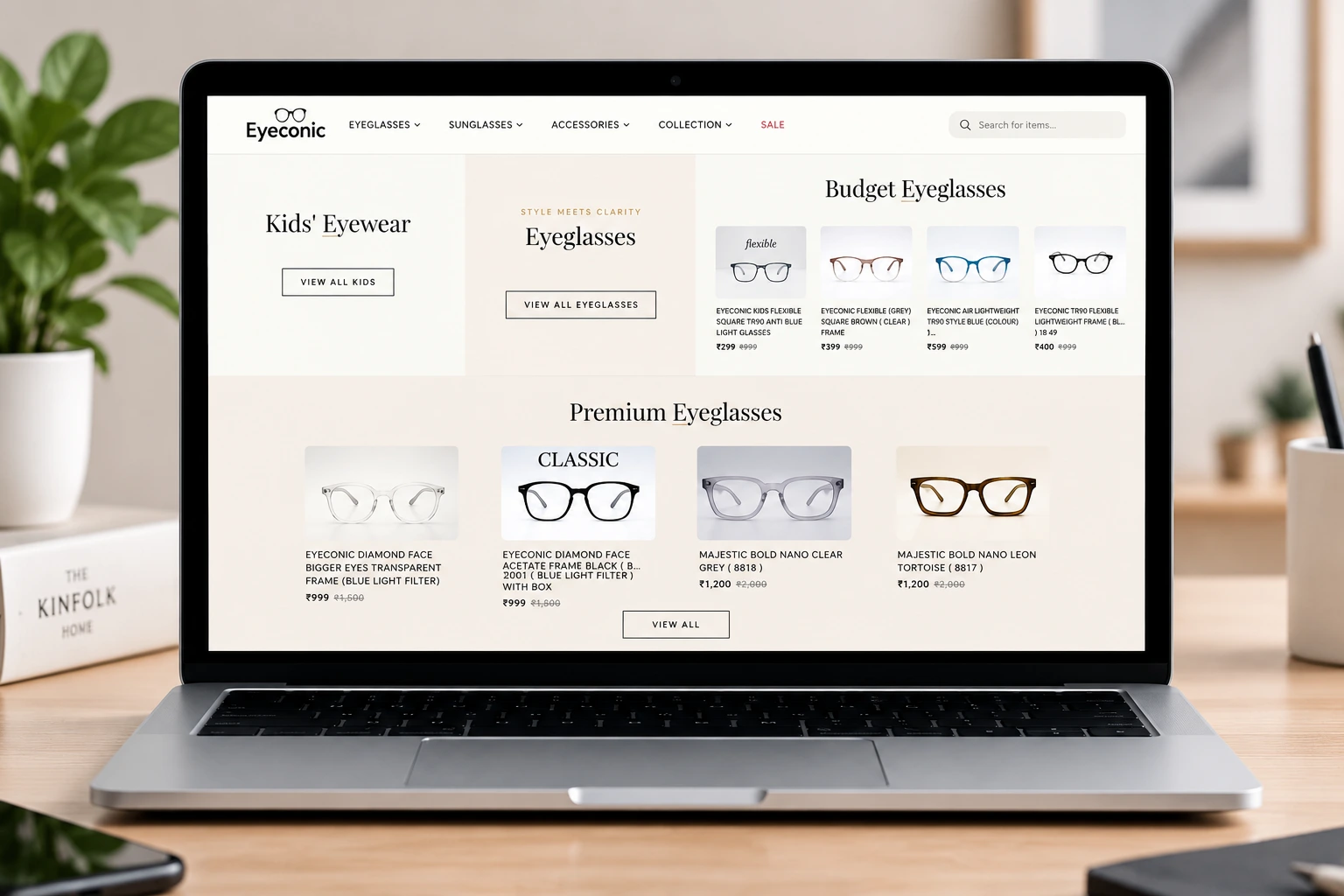 Eyeconic website preview