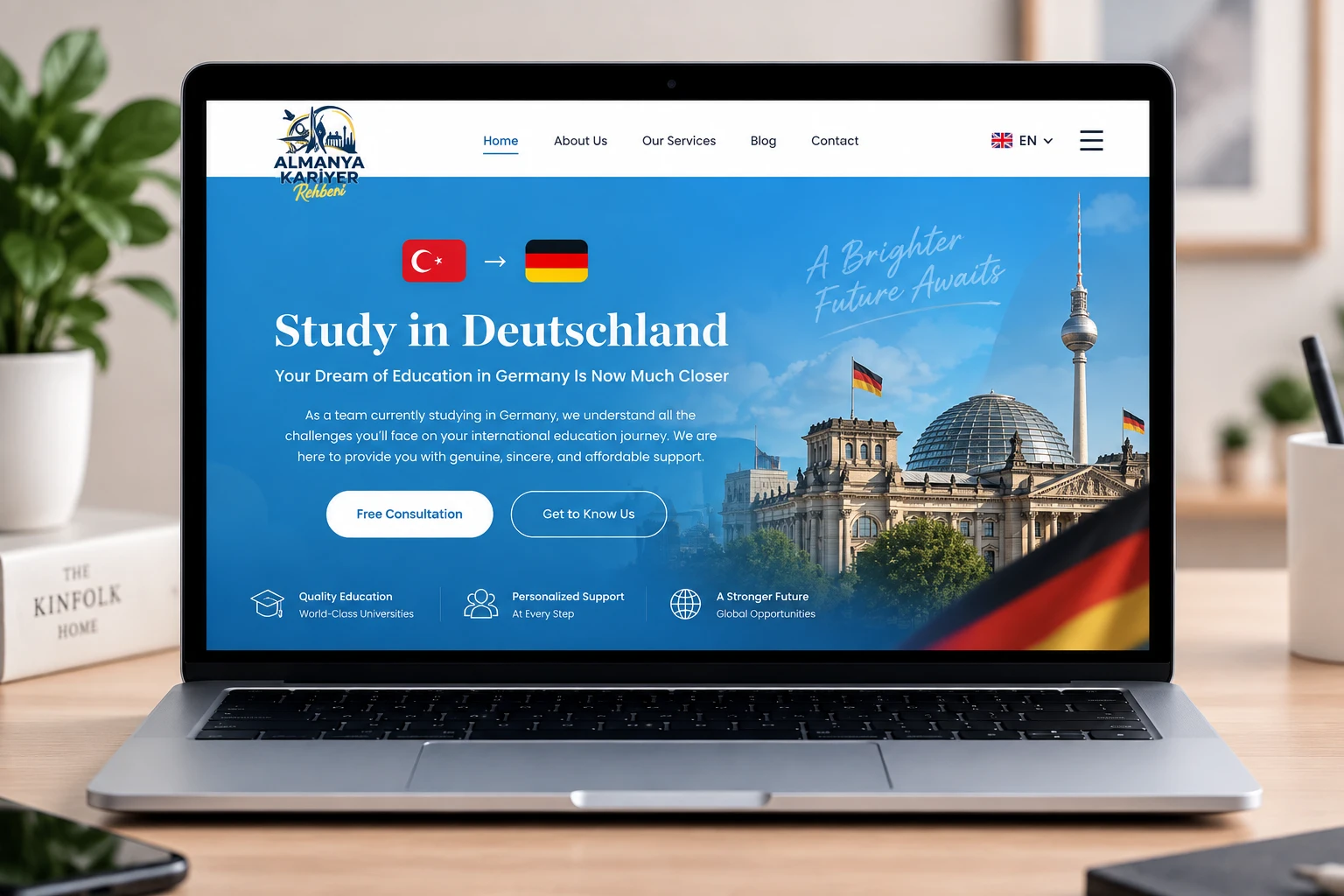 Almanya Kariyer Rehberi website preview