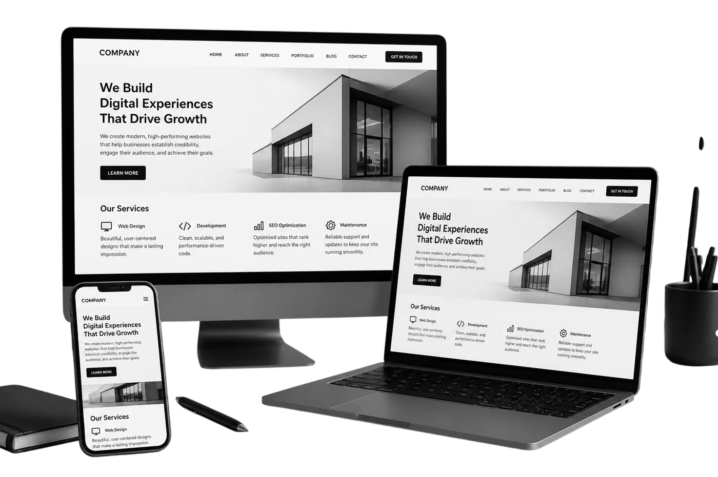 Corporate Website Development and IT Solutions