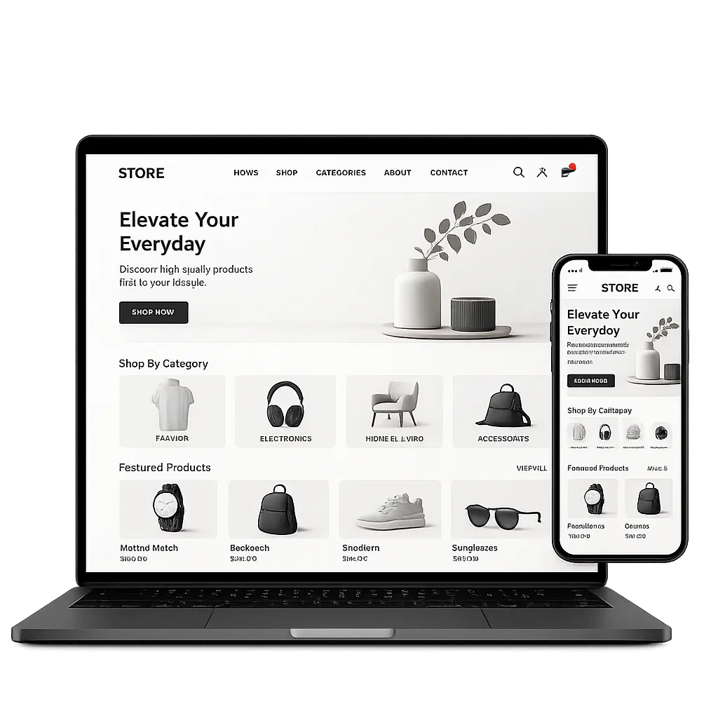 Custom E-Commerce Website Development