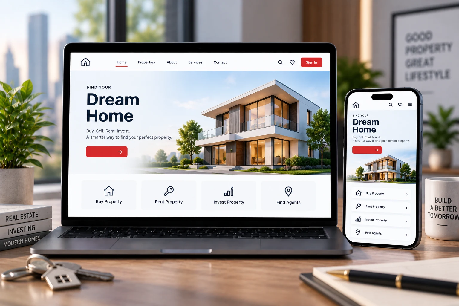 Real Estate Website Development
